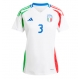 Italia Federico Dimarco #3 Echipament de Fotbal Replică European 2024 Femei Deplasare